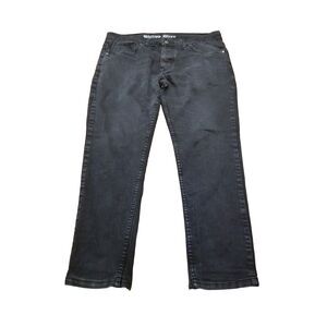 Philipp Plein Jeans Men's Size 33 Black Slim Stretch Denim Button Fly (33x27.5)
